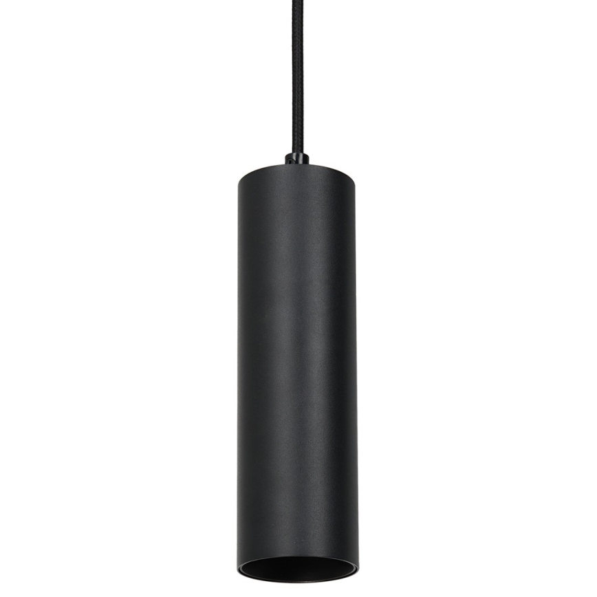 Підвісна люстра для 3-фазової трекової системи PIPE 1xGU10/25W/230V чорний