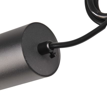 Підвісна люстра для трекової системи MARIBEL 3xGU10/10W/230V + 1 м трекова система чорний