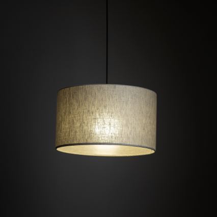 Підвісна люстра до 1-фазної трекової системи TRACER 1xE27/15W/230V діаметр 38 см чорний/сірий