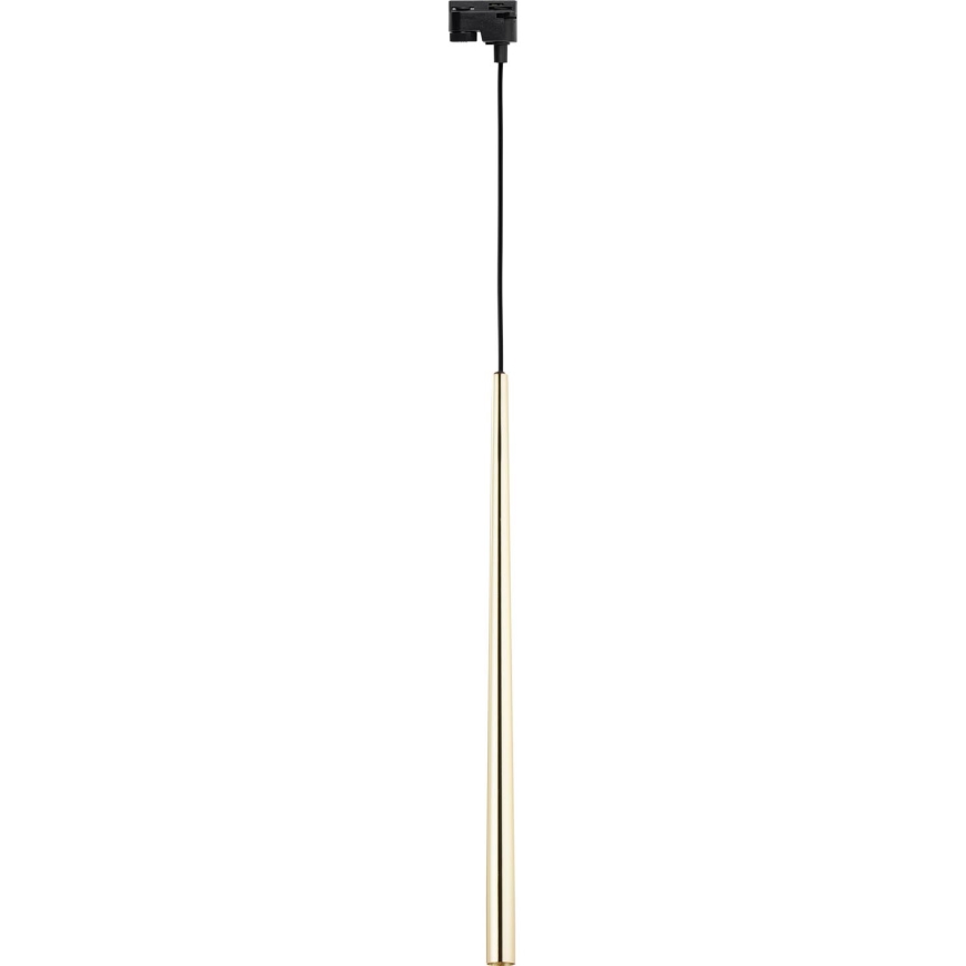 Підвісна люстра до 1-фазної трекової системи PIANO 1xG9/8W/230V золотий/чорний