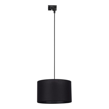 Підвісна люстра до 1-фазної трекової системи TRACER 1xE27/15W/230V діаметр 38 см чорний