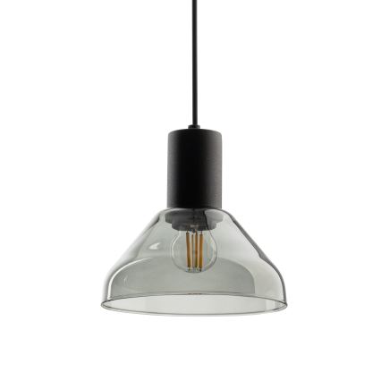 Підвісна люстра до 3-фазної трекової системи NEO 1xE27/15W/230V чорний/димчастий чорний