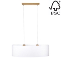 Підвісна люстра DOVE 2xE27/40W/230V дуб – сертифіковано FSC