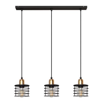 Підвісна люстра EDISON 3xE27/15W/230V