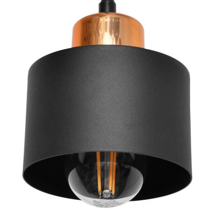 Підвісна люстра EDISON 3xE27/15W/230V