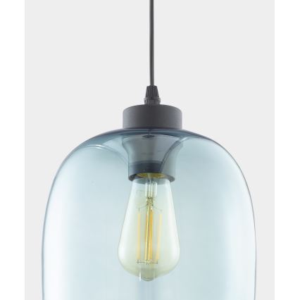 Підвісна люстра ELIO 1xE27/15W/230V синій