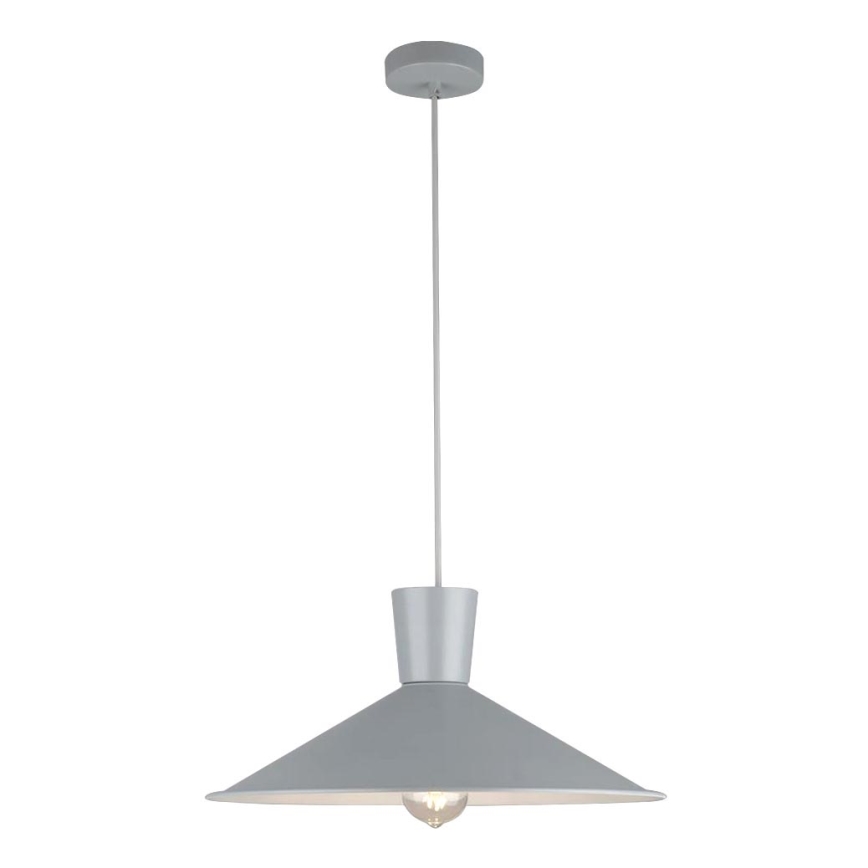 Підвісна люстра ELISTA 1xE27/60W/230V сірий