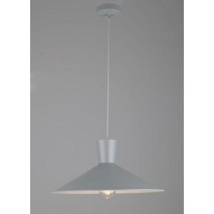 Підвісна люстра ELISTA 1xE27/60W/230V сірий