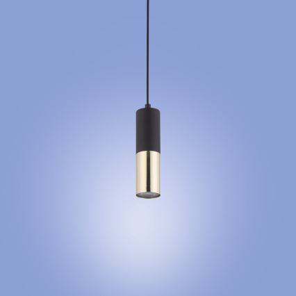 Підвісна люстра ELIT 1xGU10/10W/230V чорний