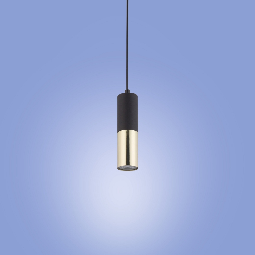 Підвісна люстра ELIT 1xGU10/10W/230V чорний