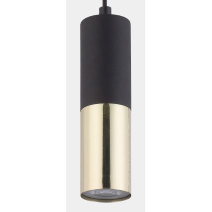 Підвісна люстра ELIT 1xGU10/10W/230V чорний