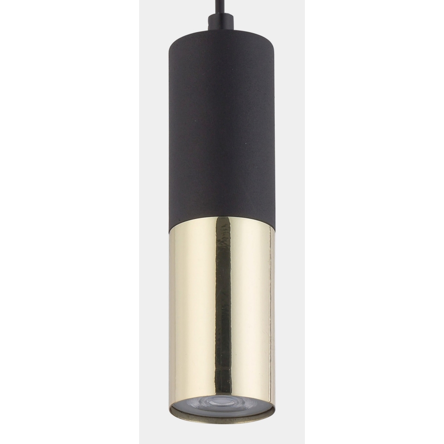 Підвісна люстра ELIT 1xGU10/10W/230V чорний