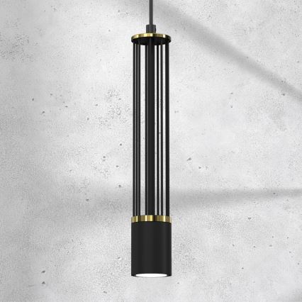 Підвісна люстра ESTILO 1xGU10/40W/230V чорний