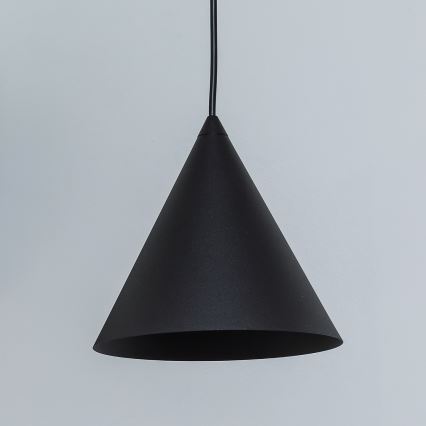 Підвісна люстра ETNA на тросі, 1xE27/15W/230V, діаметр 18,5 см, чорна