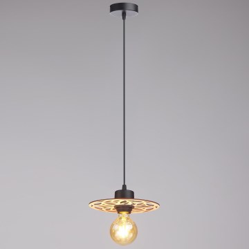 Підвісна люстра FALCO 1xE27/60W/230V діаметр 20 см бежевий
