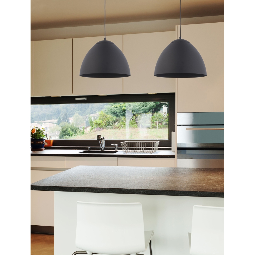 Підвісна люстра FARO 1xE27/60W/230V чорний