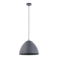 Підвісна люстра FARO 1xE27/60W/230V сірий