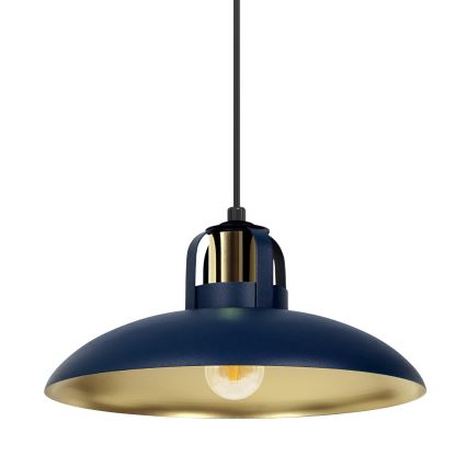 Підвісна люстра FELIX 1xE27/60W/230V синій