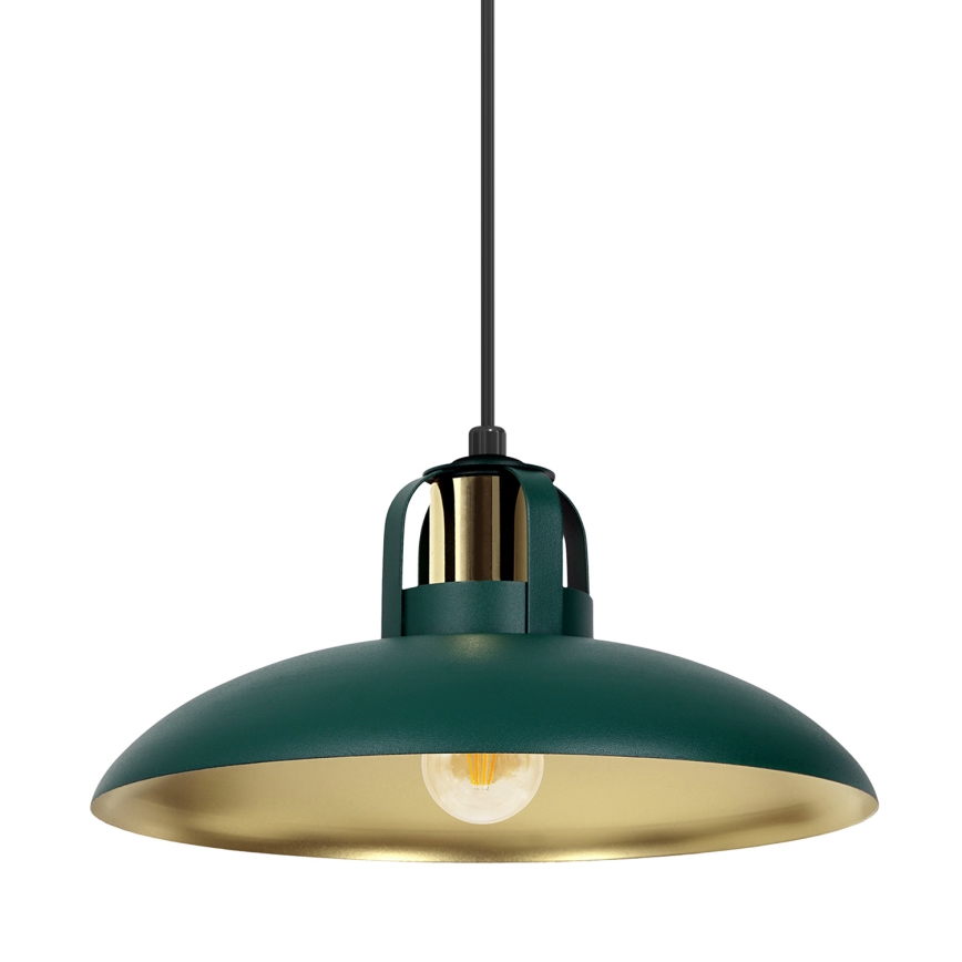Підвісна люстра FELIX 1xE27/60W/230V зелений