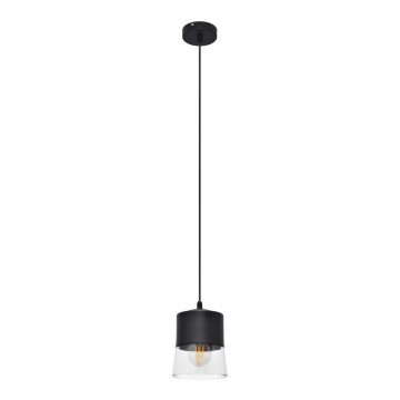 Підвісна люстра FERGIE 1xE27/15W/230V чорний