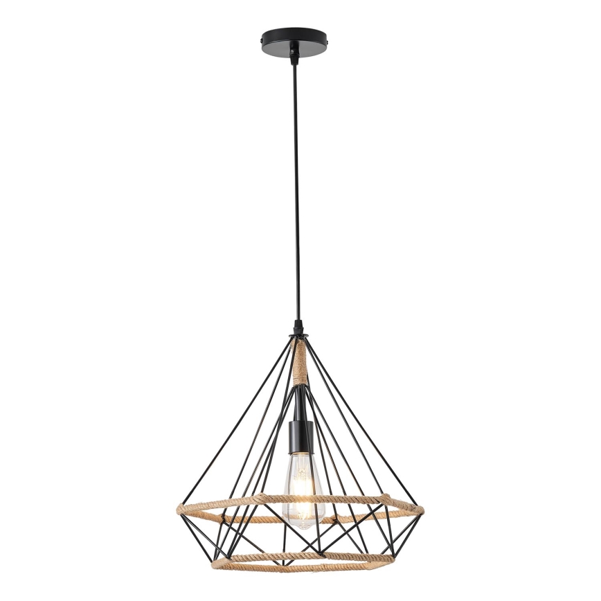 Підвісна люстра FLARE 1xE27/15W/230V діаметр 38 см бежевий