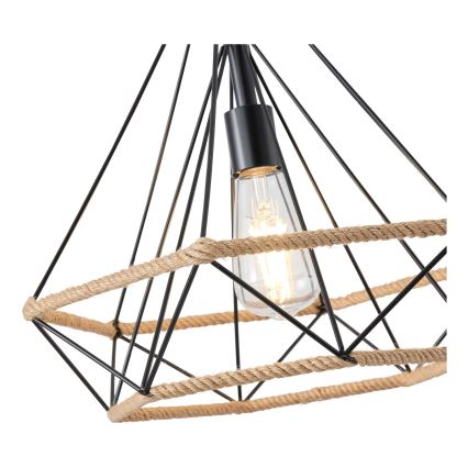 Підвісна люстра FLARE 1xE27/15W/230V діаметр 38 см бежевий