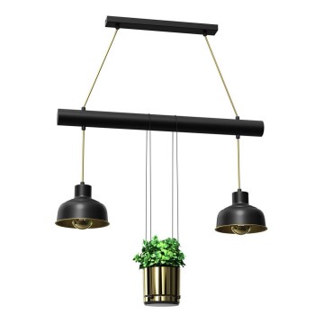 Підвісна люстра FLORA 2xE27/60W/230V