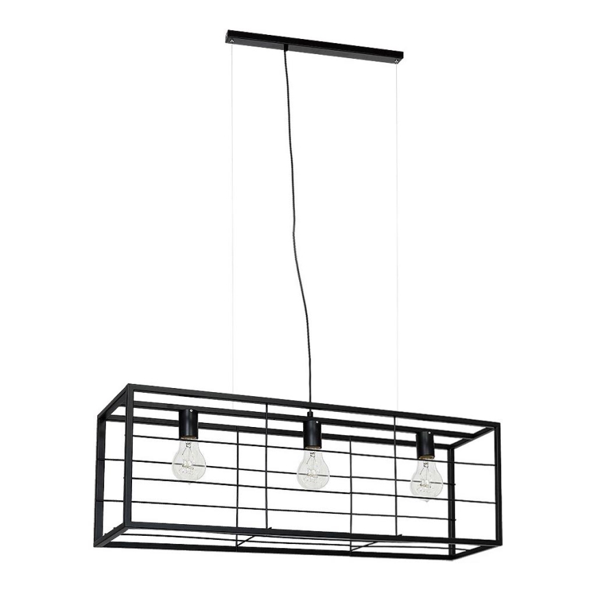 Підвісна люстра FRAME 3xE27/60W/230V
