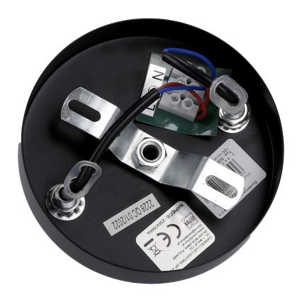Підвісна люстра GILLO 2xE27/40W/230V чорний