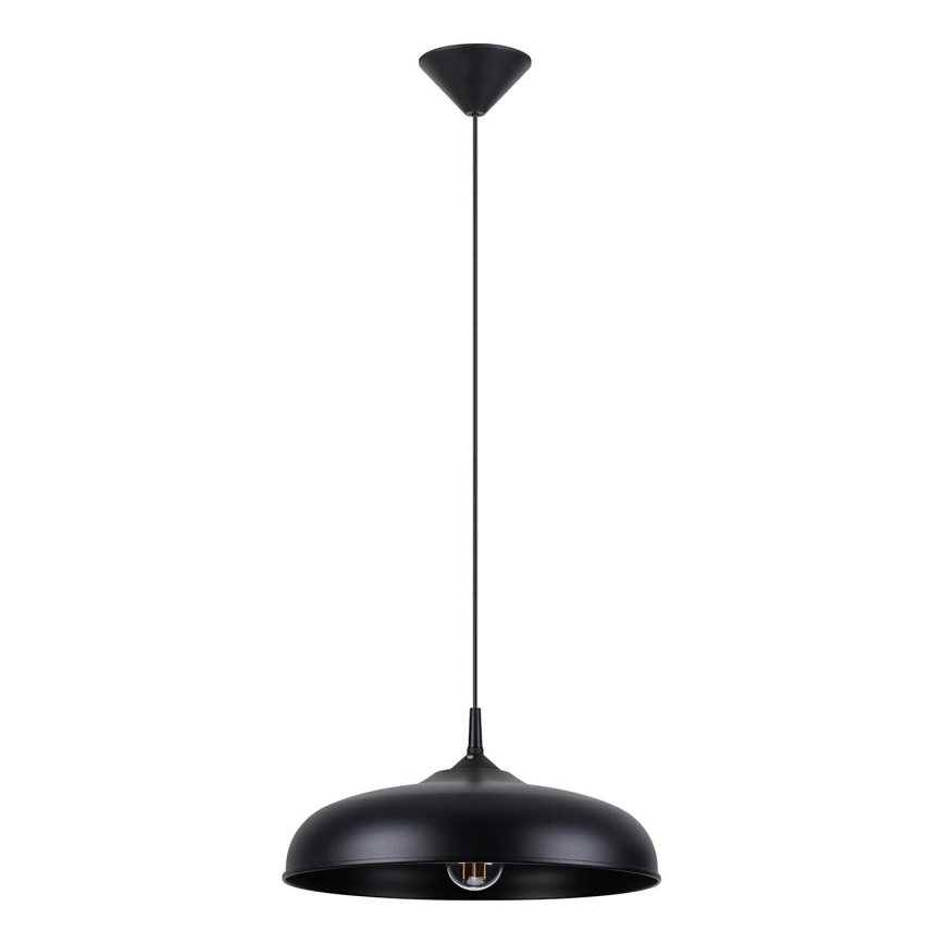 Підвісна люстра GINA 1xE27/15W/230V діаметр 38 см чорний