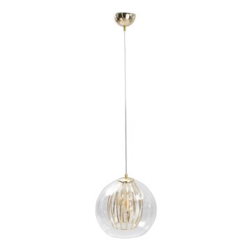 Підвісна люстра GLAMI 1xE27/60W/230V золотий