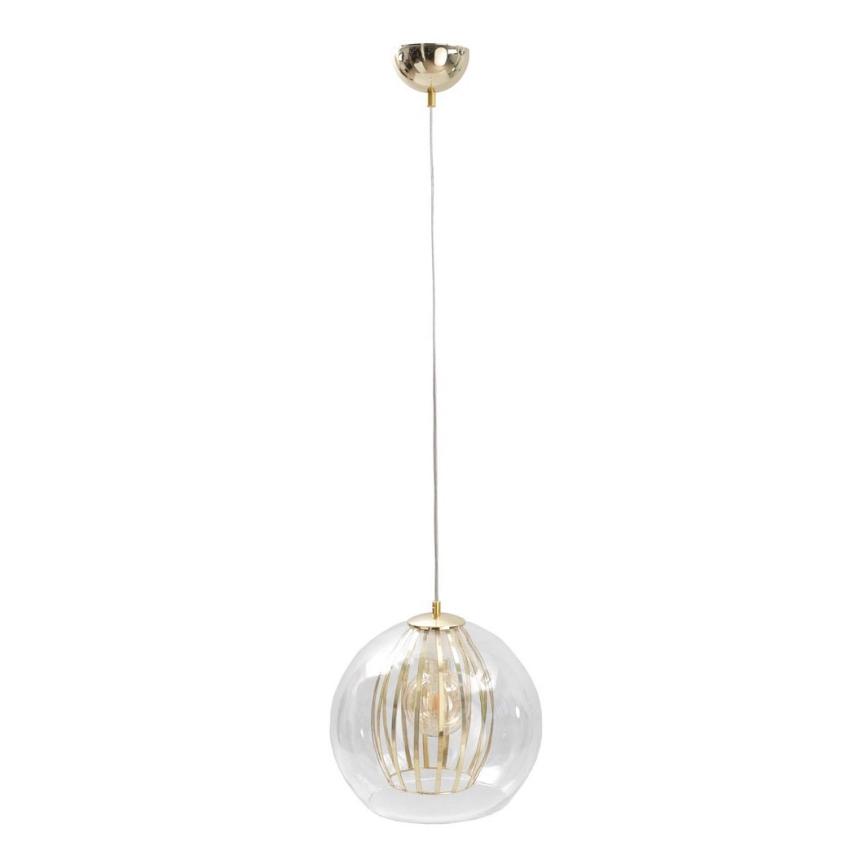 Підвісна люстра GLAMI 1xE27/60W/230V золотий