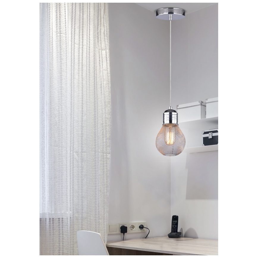 Підвісна люстра GLIVA 1xE27/60W/230V