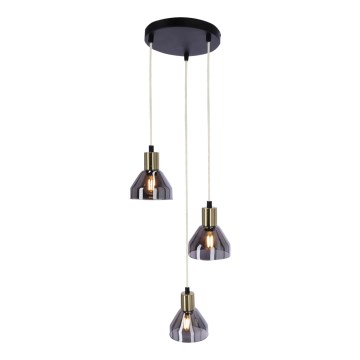 Підвісна люстра GREGORY 3xE14/40W/230V