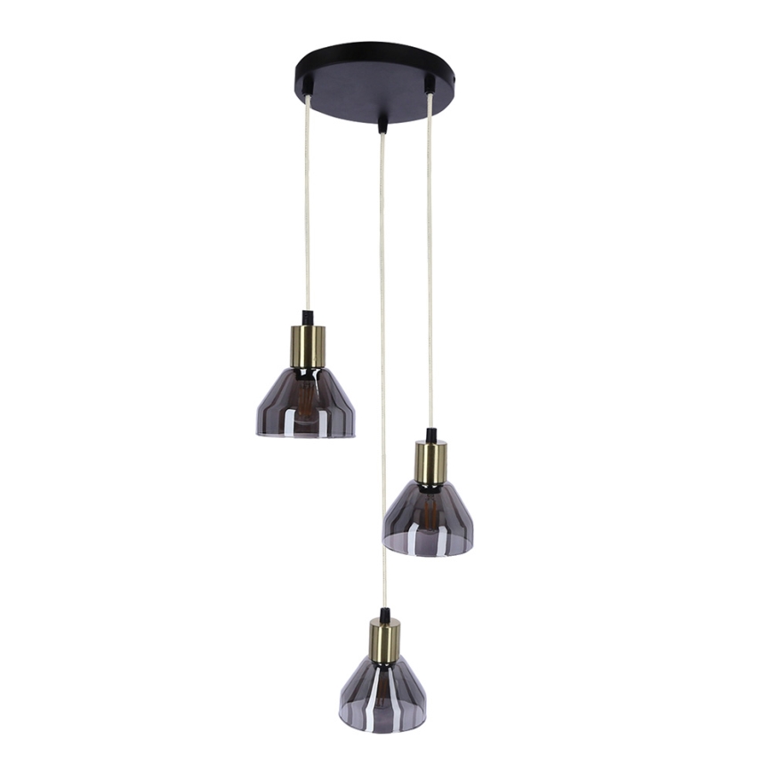 Підвісна люстра GREGORY 3xE14/40W/230V