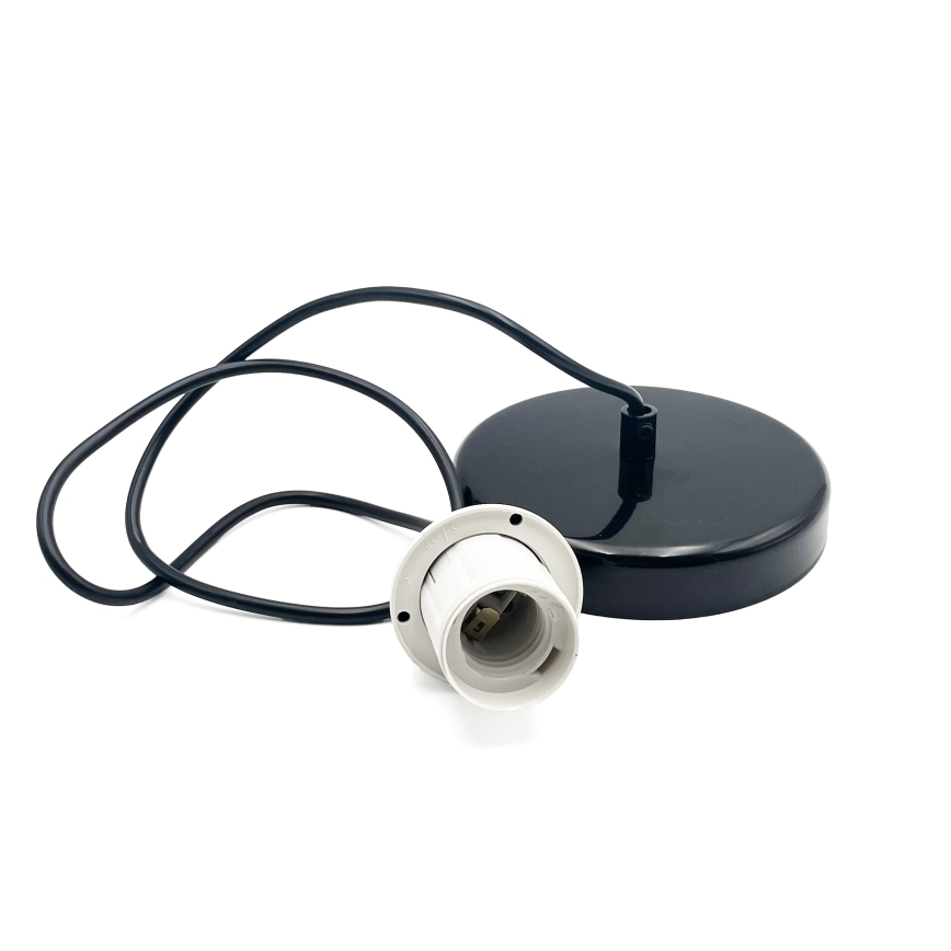 Підвісна люстра HARMA 1xE27/15W/230V діаметр 14 см білий/чорний