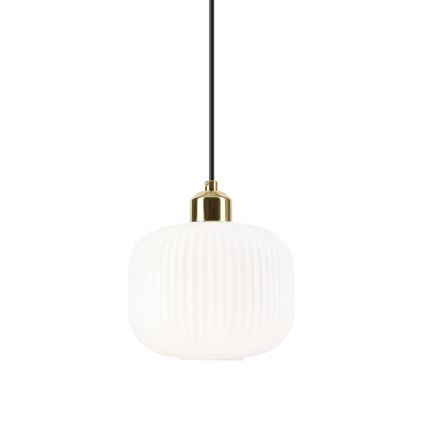 Підвісна люстра HARMA 1xE27/15W/230V діаметр 20 см білий/золотий