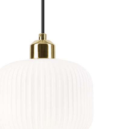 Підвісна люстра HARMA 1xE27/15W/230V діаметр 20 см білий/золотий