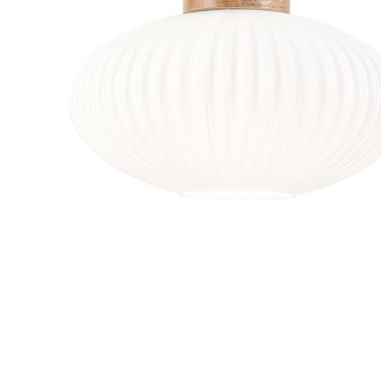 Підвісна люстра HARMONY 1xE27/15W/230V діаметр 25 см білий/дуб