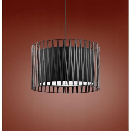 Підвісна люстра HARMONY BLACK 3xE27/60W/230V