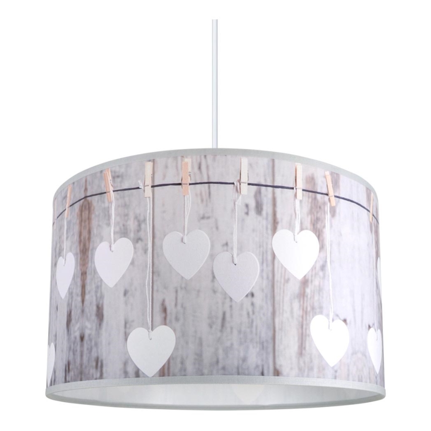 Підвісна люстра HEART 1xE27/60W/230V
