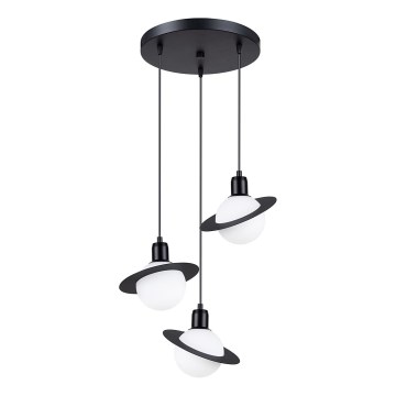 Підвісна люстра HYPERION 3xG9/8W/230V чорний