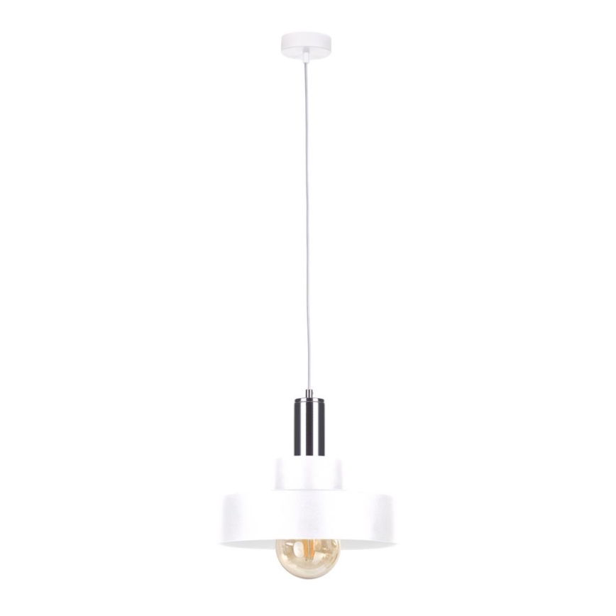 Підвісна люстра IZA 1xE27/60W/230V білий/блискучий хром