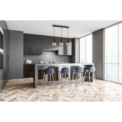 Підвісна люстра JANTAR BLACK 3xE27/60W/230V