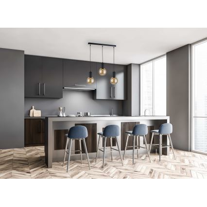 Підвісна люстра JANTAR WOOD 3xE27/60W/230V