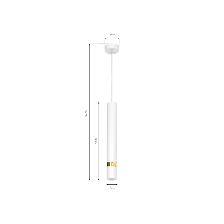 Підвісна люстра JOKER 1xGU10/25W/230V білий