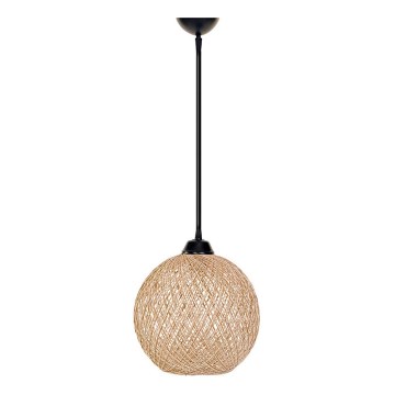 Підвісна люстра JUTE 1xE27/60W/230V бежевий