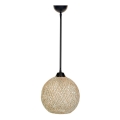 Підвісна люстра JUTE 1xE27/60W/230V бежевий