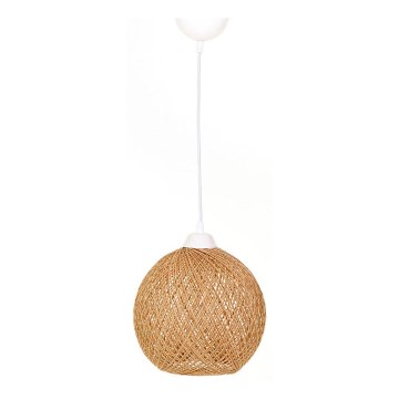Підвісна люстра JUTE 1xE27/60W/230V бежевий