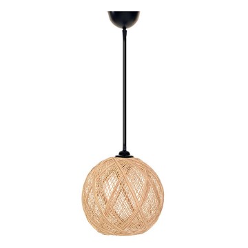 Підвісна люстра JUTE 1xE27/60W/230V бежевий